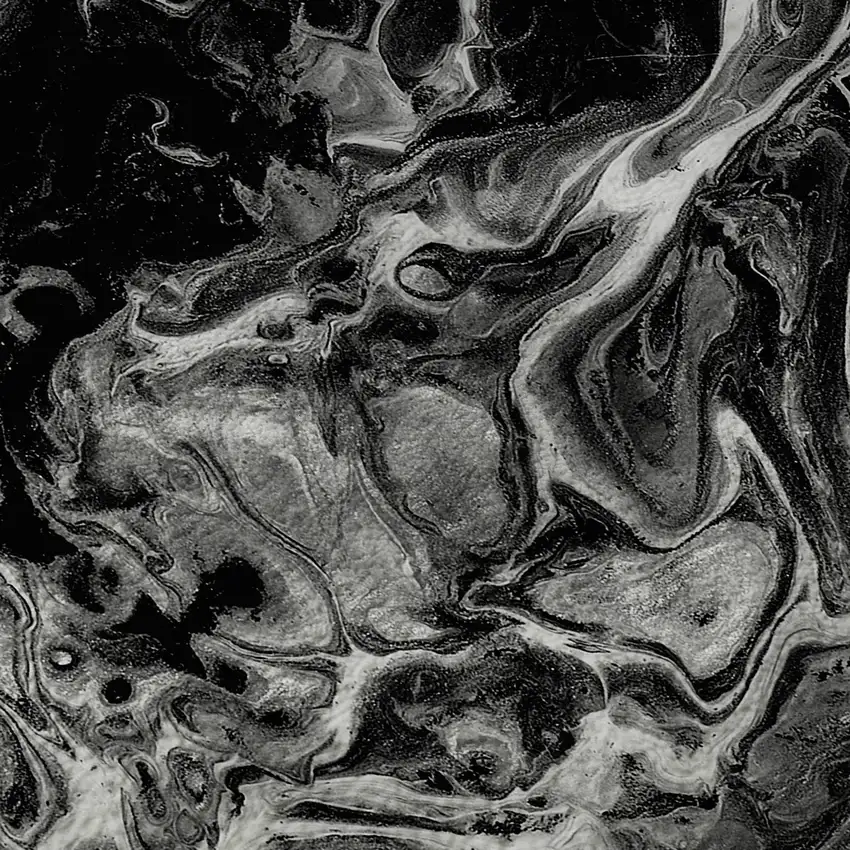 Black And Ivory Abstract Washable Indoor Outdoor Area Rug Photo 7