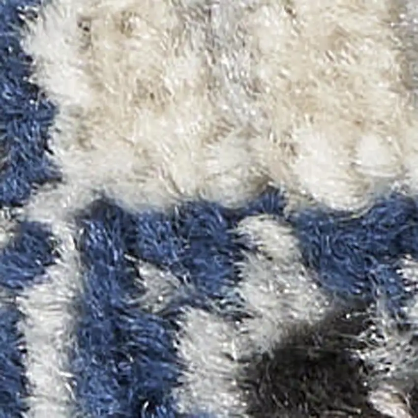 Black And Ivory Floral Area Rug Photo 2