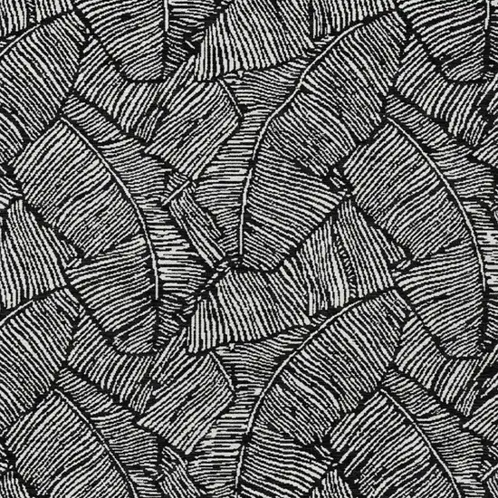 Black And Ivory Floral Washable Indoor Outdoor Area Rug Photo 7