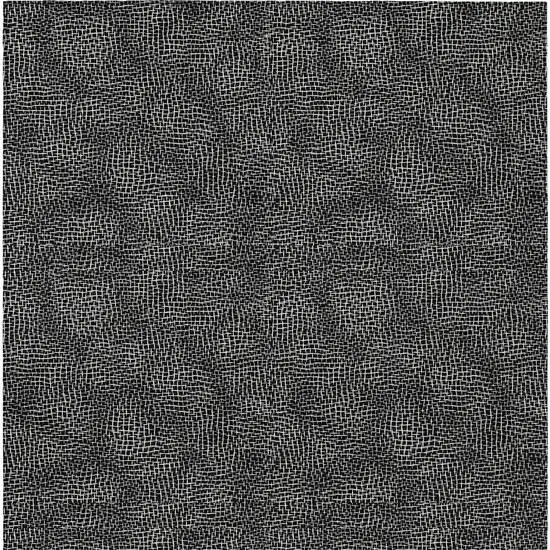 Black And Ivory Geometric Washable Indoor Outdoor Area Rug Photo 6