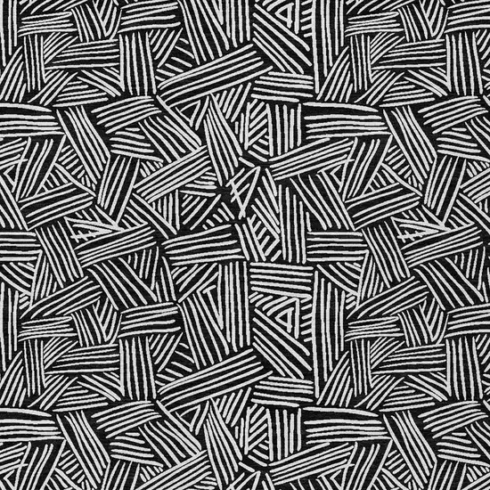 Black And Ivory Geometric Washable Indoor Outdoor Area Rug Photo 5