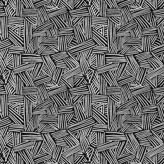 Black And Ivory Geometric Washable Indoor Outdoor Area Rug Photo 6