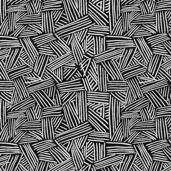 Black And Ivory Geometric Washable Indoor Outdoor Area Rug Photo 3