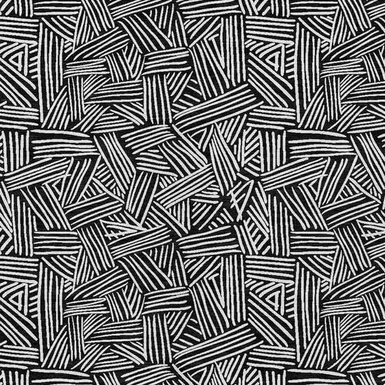 Black And Ivory Geometric Washable Indoor Outdoor Area Rug Photo 5