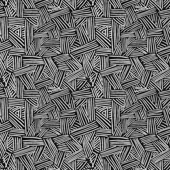 Black And Ivory Geometric Washable Indoor Outdoor Area Rug Photo 4