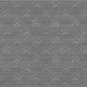 Photo of Black And Ivory Geometric Washable Indoor Outdoor Area Rug