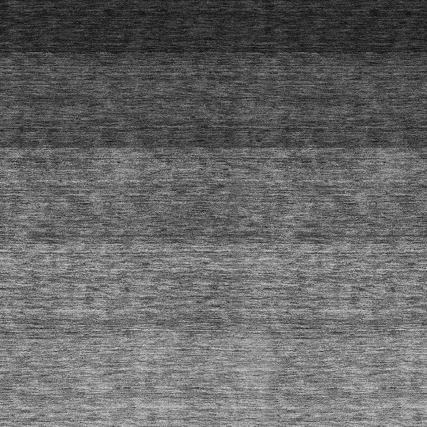 Black And Ivory Ombre Washable Indoor Outdoor Area Rug Photo 5