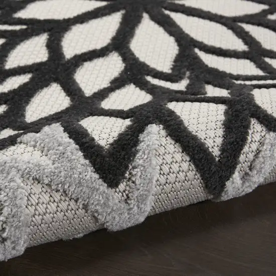 Black And White Indoor Outdoor Area Rug Photo 8