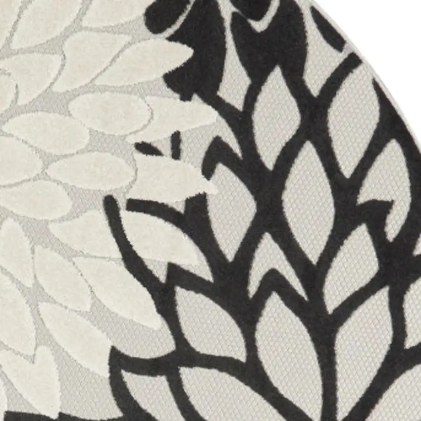 Black And White Indoor Outdoor Area Rug Photo 5