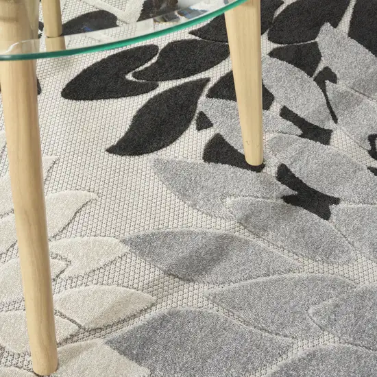 Black And White Indoor Outdoor Area Rug Photo 6