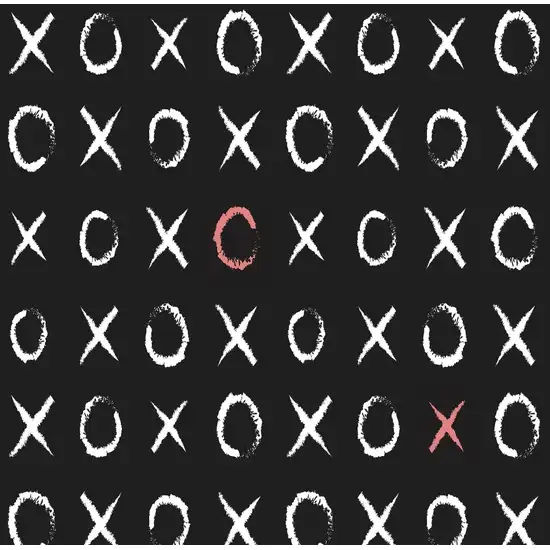 Black And White XOXO Youthful Washable Area Rug Photo 3