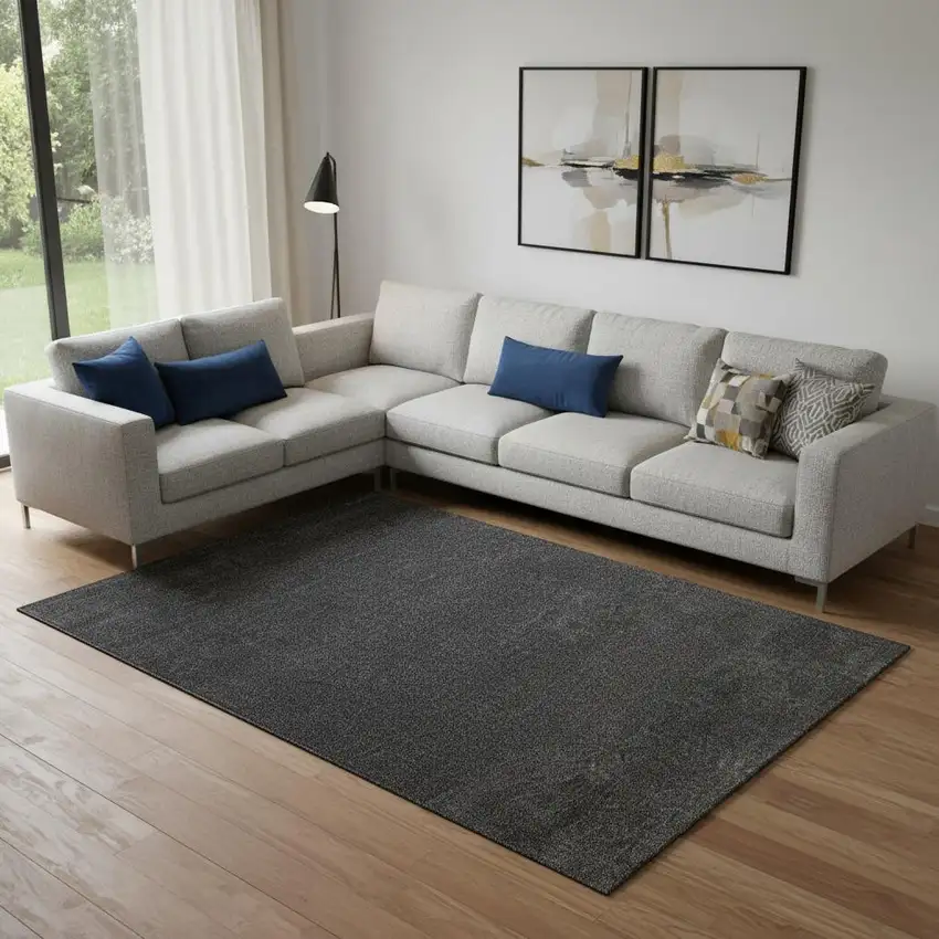 Black Area Rug Photo 2