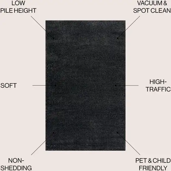 Black Area Rug Photo 9
