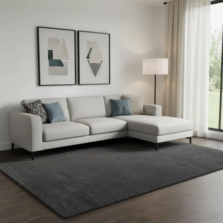 Black Area Rug Photo 2