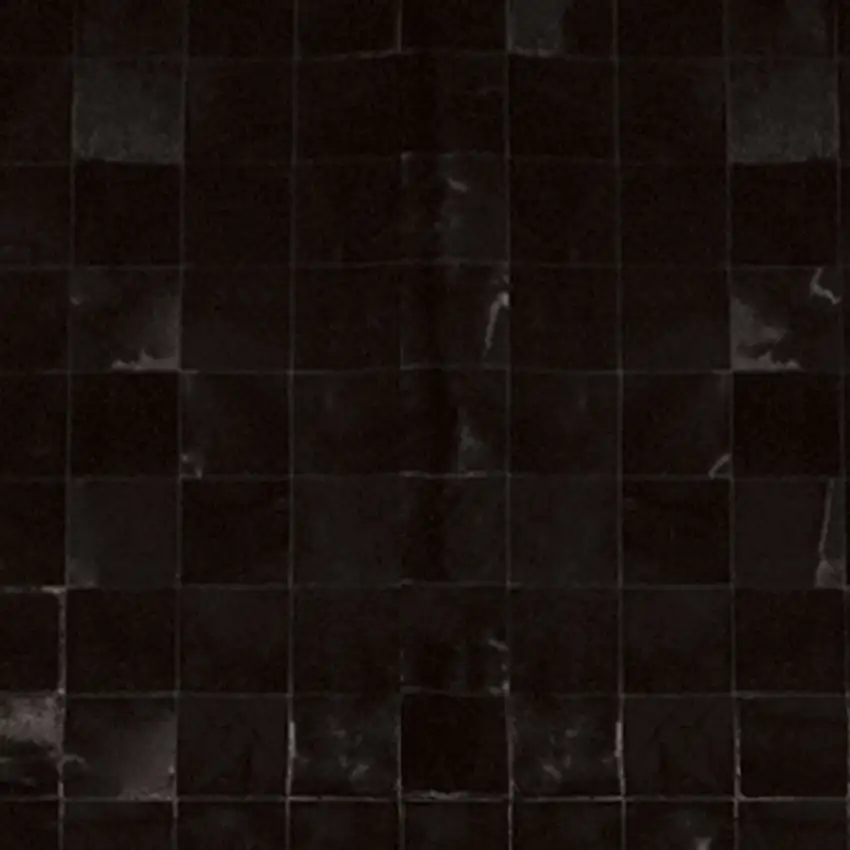 Black Cowhide Patchwork Area Rug Photo 9