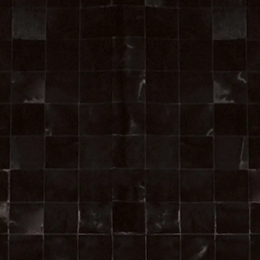 Black Cowhide Patchwork Area Rug Photo 7