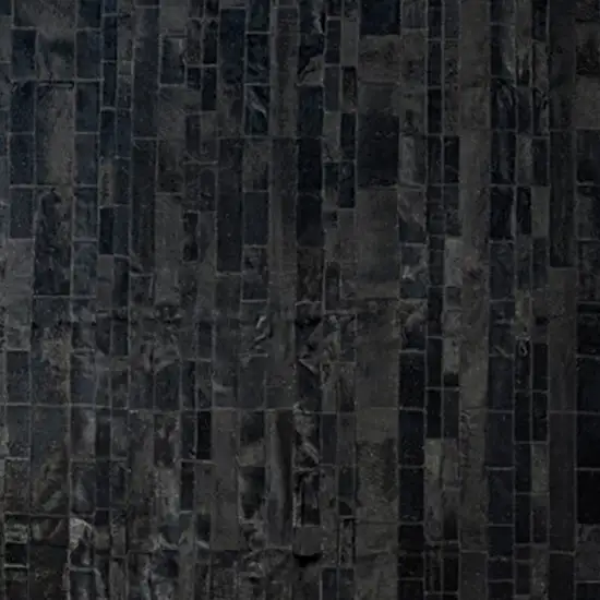 Black Cowhide Patchwork Area Rug Photo 8