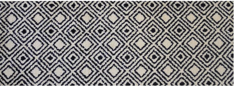 Black Diamond Washable Runner Rug Photo 1
