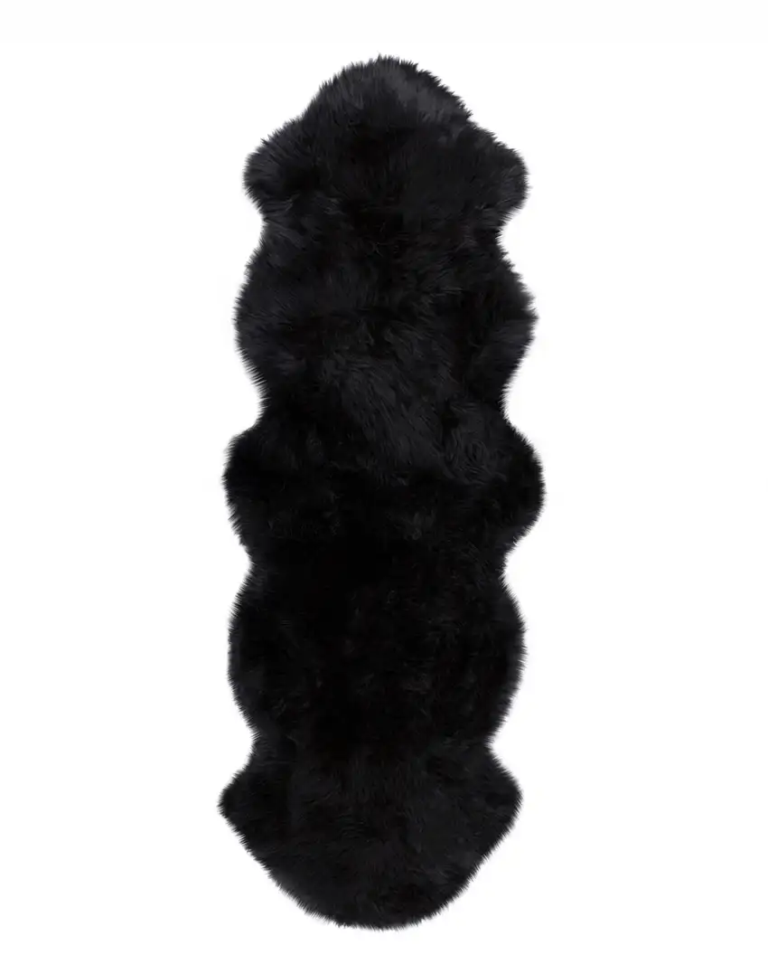 Black Animal Print Area Rug Photo 5