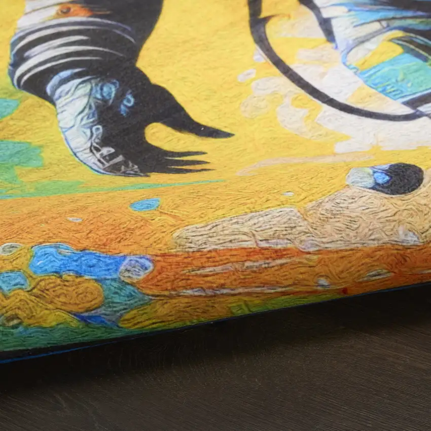 Black Flatweave Area Rug Photo 8