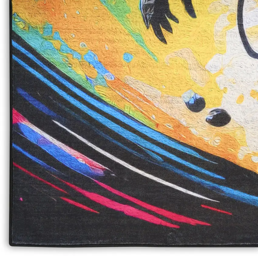 Black Flatweave Area Rug Photo 9