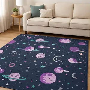 Photo of Black Flatweave Area Rug