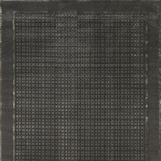 Black Geometric Area Rug Photo 9