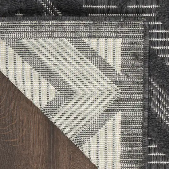 Black Indoor Outdoor Area Rug Photo 8