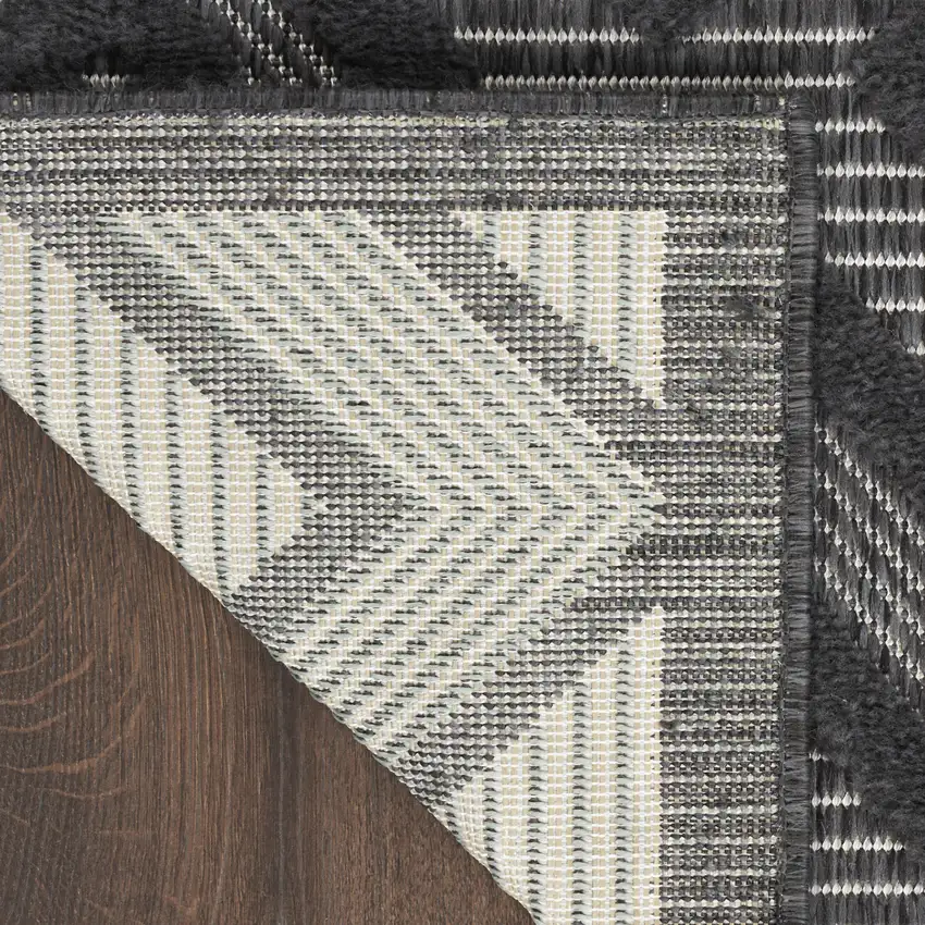 Black Indoor Outdoor Area Rug Photo 8