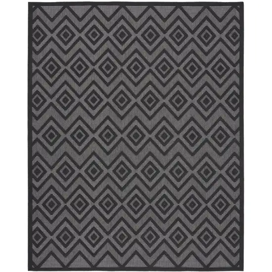 Black Indoor Outdoor Area Rug Photo 3