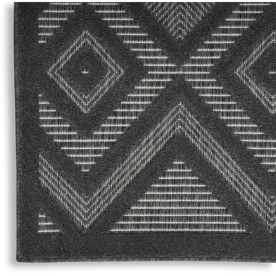 Black Indoor Outdoor Area Rug Photo 4
