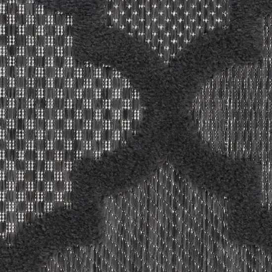 Black Indoor Outdoor Area Rug Photo 8