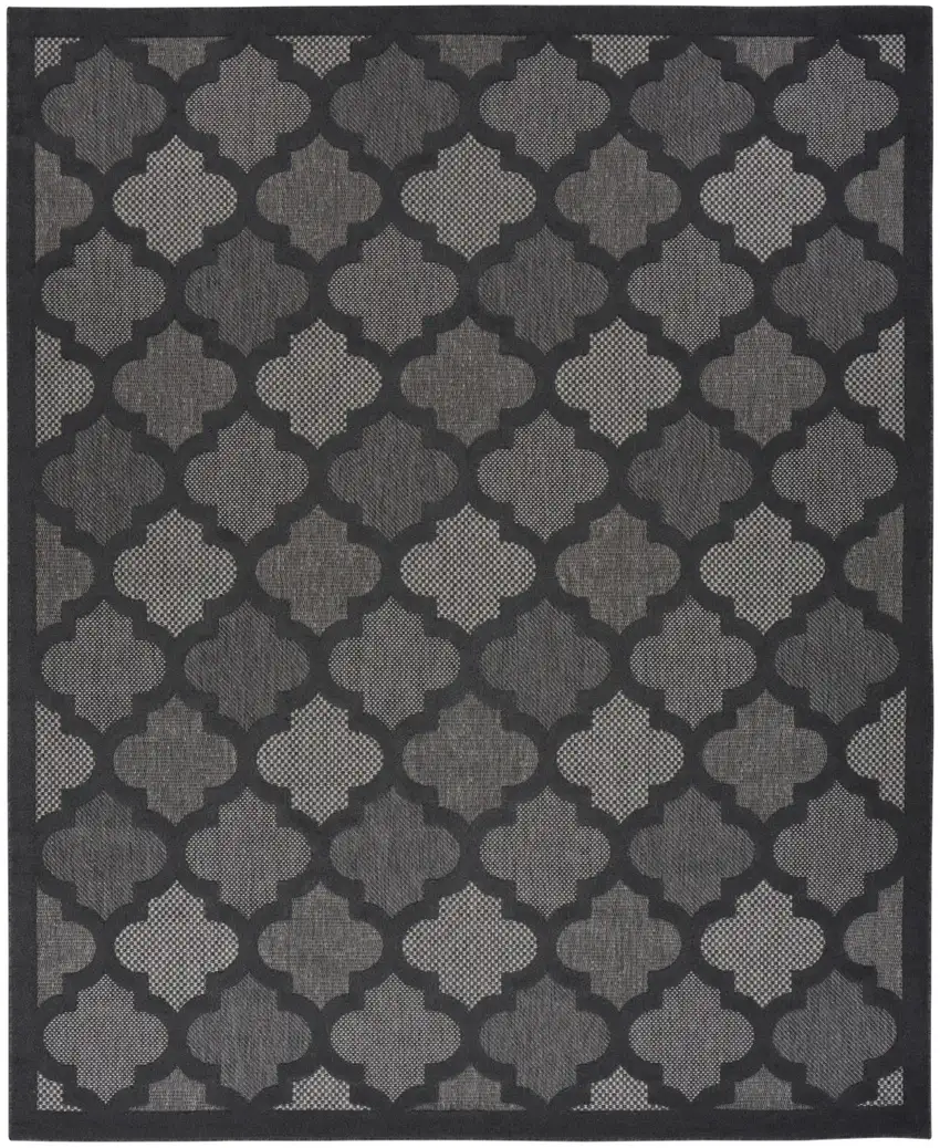 Black Indoor Outdoor Area Rug Photo 1