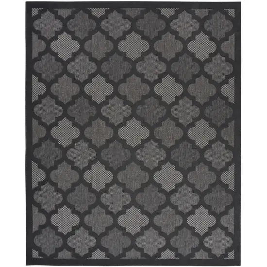 Charcoal And Gray Indoor Outdoor Area Rug Photo 3