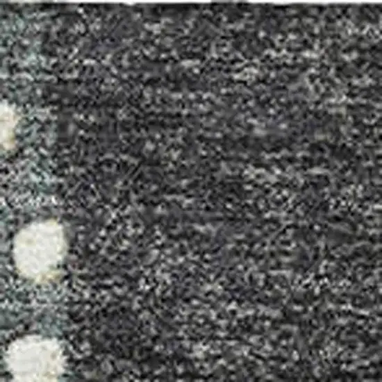 Black Gold And Ivory Geometric Washable Area Rug With UV Protection Photo 3