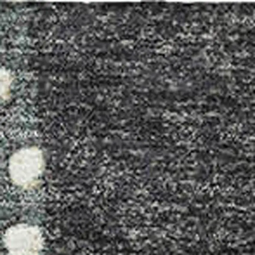 Black Gold And Ivory Geometric Washable Area Rug With UV Protection Photo 3