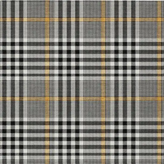 Black Gold And Ivory Plaid Washable Indoor Outdoor Area Rug Photo 7