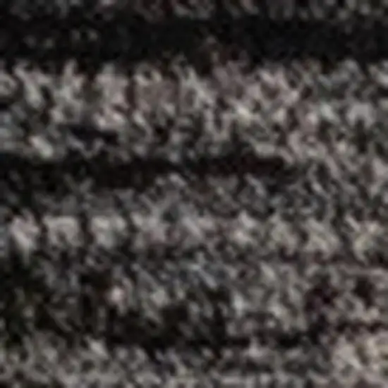 Black Gray And Beige Abstract Area Rug Photo 4