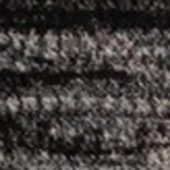 Black Gray And Beige Abstract Area Rug Photo 4