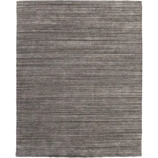 Black Gray And Brown Handmade Indoor Outdoor Area Rug Photo 1