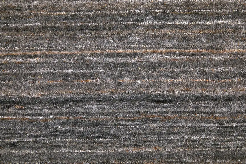 Black Gray And Brown Handmade Indoor Outdoor Area Rug Photo 8