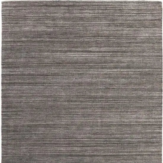 Black Gray And Brown Handmade Indoor Outdoor Area Rug Photo 3