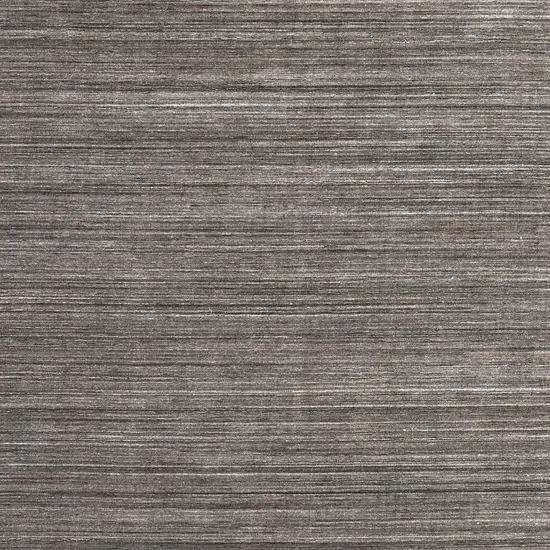 Black Gray And Brown Handmade Indoor Outdoor Area Rug Photo 2