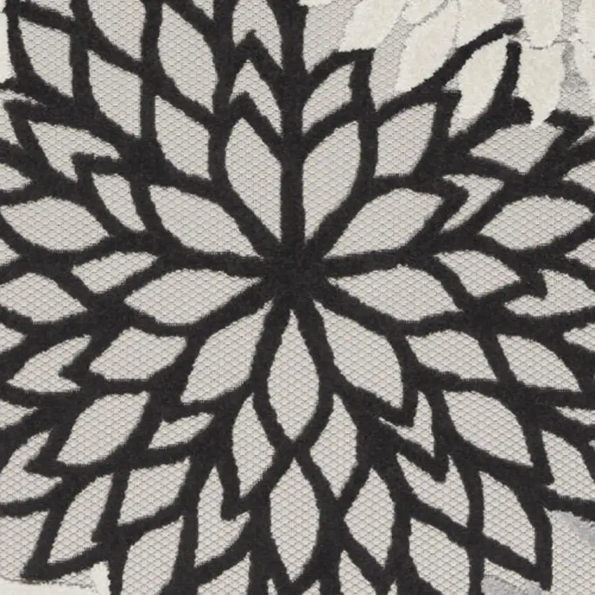 Black And White Indoor Outdoor Area Rug Photo 7