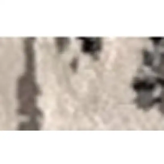 Black Gray and Beige Abstract Area Rug Photo 3