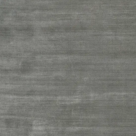 Black Hand Woven Area Rug Photo 3