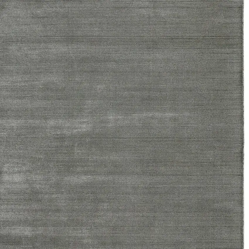 Black Hand Woven Area Rug Photo 3