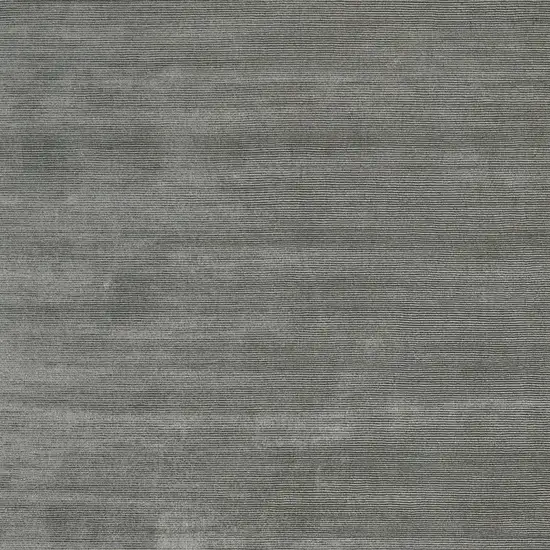 Black Hand Woven Area Rug Photo 3