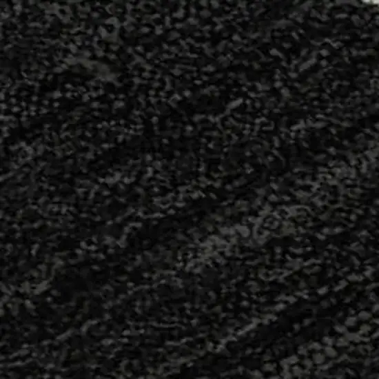 Black Ivory And Gray Abstract Washable Area Rug With UV Protection Photo 2