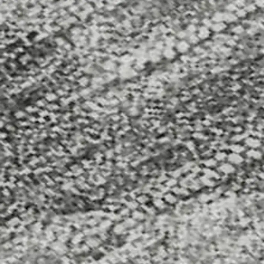 Black Ivory And Gray Abstract Washable Area Rug With UV Protection Photo 3